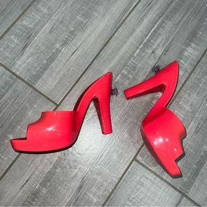 Melissa & Jeremy Scott Barbie high heels slipper sandal mules